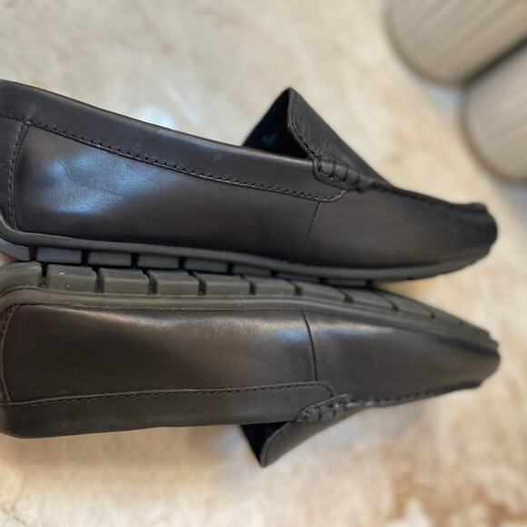 Born Allan black leather driving loafers Sz 8 main image 4